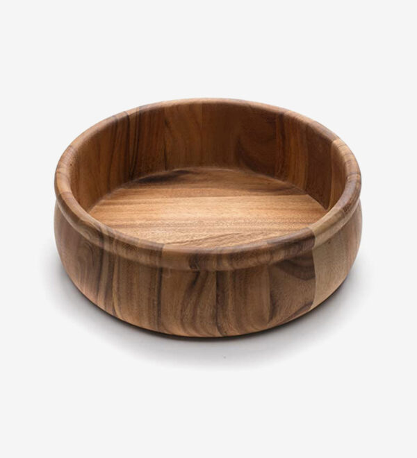 Flat Wooden Bowl