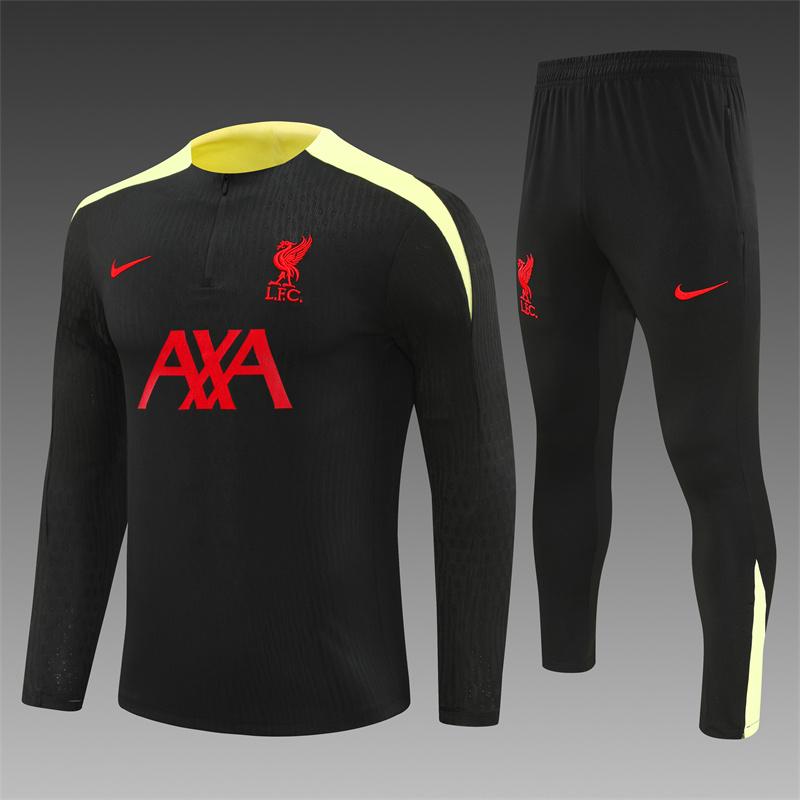 2024/25 Liverpool Black Soccer Tracksuit