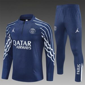 25/26 Jordan Paris Royal Blue Half Zipper Tracksuit