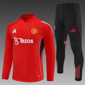 2024/25 Manchester United Red Training Tracksuit