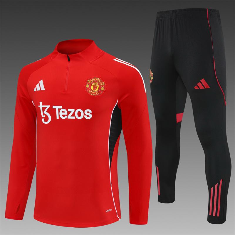 2024/25 Manchester United Red Training Tracksuit