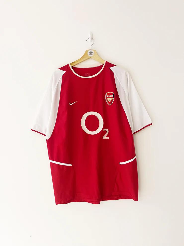 ARSENAL 2002 / 2004 HOME SHIRT