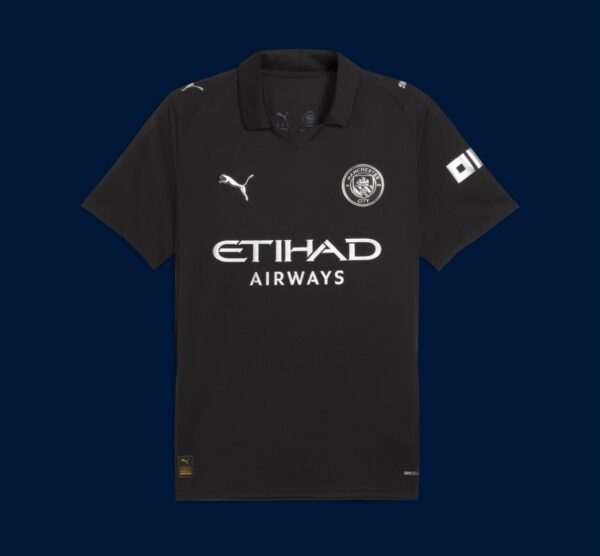 Manchester City 25/26 Black Away Kit