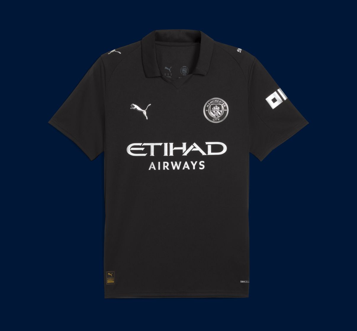 Manchester City 25/26 Black Away Kit