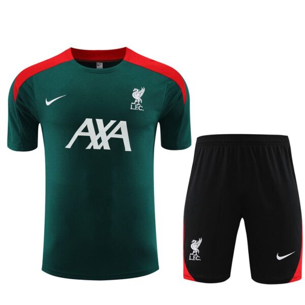 25/26 Liverpool short sleeve training suit green