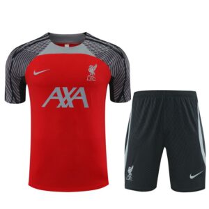 25/26 Liverpool short sleeve training suit grey & red