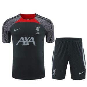 25/26 Liverpool short sleeve training suit grey & black