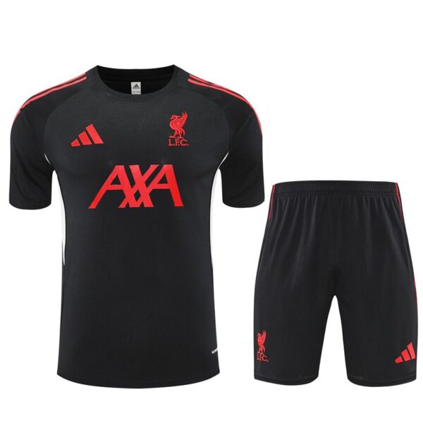 25/26 Liverpool short sleeve training suit black