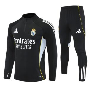 Real Madrid 25/26 Tracksuit Black