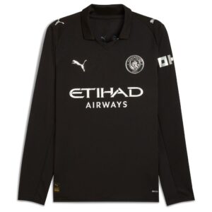 Man City Away Kit 25/26 Long Sleeve