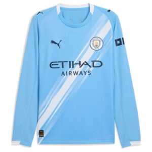 Man City Home Kit 25/26 Long Sleeve