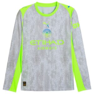 Man City Third Kit 25/26 Long Sleeve