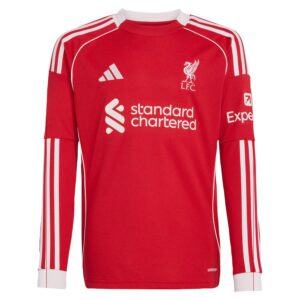 Liverpool 25/26 Red Home Kit Long Sleeve