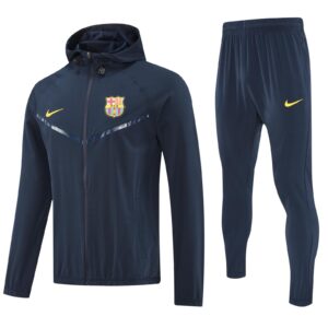 Barcelona Windbreak Dark Blue Navy Tracksuit 25/26