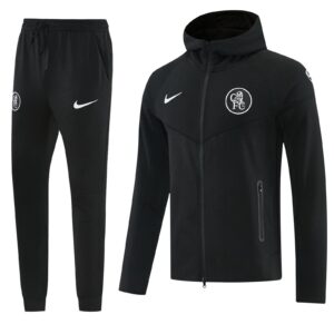 Chelsea Nike Tech Black Tracksuit 25/26