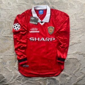Classic 1999 Man United Champions League Long Sleeve Kit
