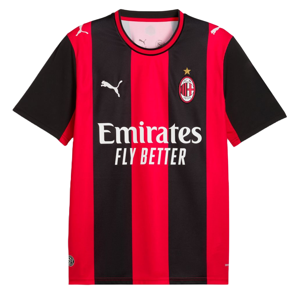 AC Milan Red & Black Home Shirt