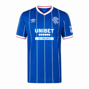 Rangers 26/27 Blue & White Stripes Home Kit T Shirt